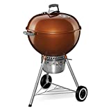 Weber Original Kettle Premium Charcoal Grill for Outdoor Cooking and Barbecue, 22-Inch, Copper