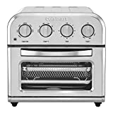 Cuisinart TOA-28 Compact Convection Toaster Oven Airfryer, 12.5" x 15.5" x 11.5", Stainless Steel